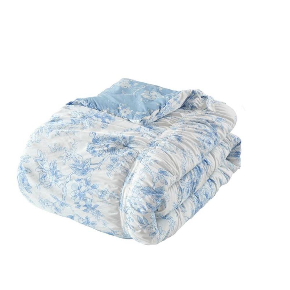 Armoire Collection -  Full/Queen Toile Floral Comfort Blue - Picture 3 of 4